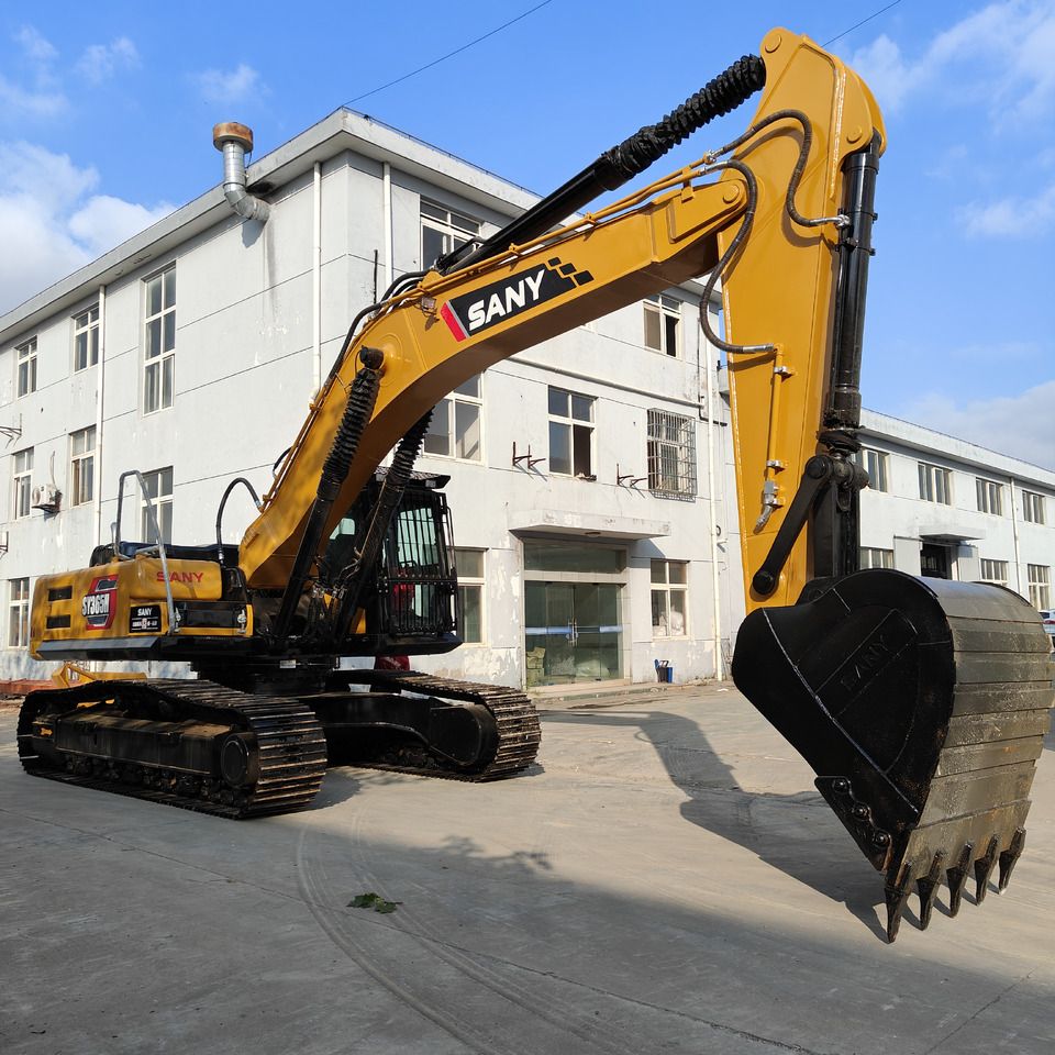 Sany SY365H crawler excavator, side profile view