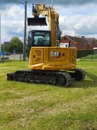 2023 Caterpillar 308C crawler excavator, rear three-quarter view