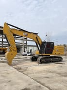 2023 Caterpillar 330GC crawler excavator, side profile view