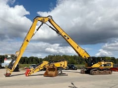 2009 Caterpillar 345C UHD crawler excavator side view
