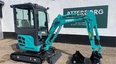 2020 Kobelco SK17SR-3E mini excavator, side view