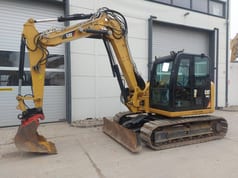 2017 Caterpillar 308E2CR crawler excavator side view