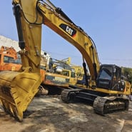 2021 Caterpillar 330D crawler excavator, side view