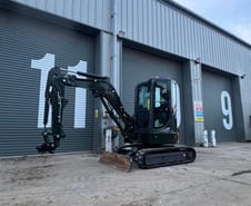 2024 Kobelco SK28SR-7 mini excavator, side profile view