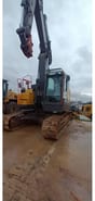 2019 Volvo ECR235 crawler excavator, front three-quarter view