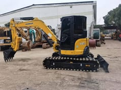 2022 Yanmar VIO55-6B mini excavator side view