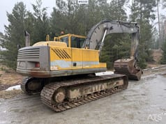 1998 Volvo EC280 crawler excavator, rear three-quarter view
