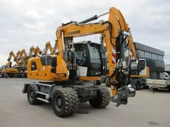 2023 Liebherr A914 Litronic wheel excavator, side view