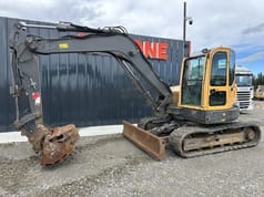 2018 Volvo ECR88D crawler excavator, side view