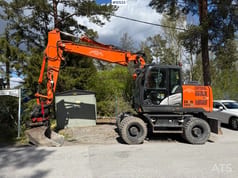 2013 Hitachi ZX140W-5B Wheel Excavator