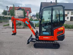 2014 Takeuchi KX 016-4 mini excavator side view