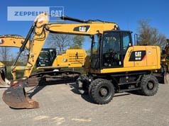 2015 Caterpillar M318F wheel excavator side view 2015 Caterpillar M318F wheel excavator side view