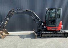 2015 Div ES57ZT mini excavator, side view