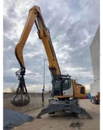 2017 Liebherr LH40 M material handler, front three-quarter view