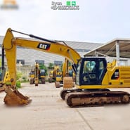 2018 Caterpillar 320GC crawler excavator side view