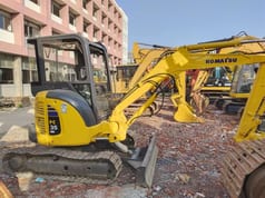 2018 Komatsu PC35 MR mini excavator, side view