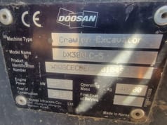 2019 Doosan DX380LC-5 Crawler Excavator 2019 Doosan DX380LC-5 Crawler Excavator