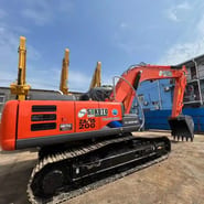 2020 Hitachi Zaxis 200 crawler excavator, rear three-quarter view 2020 Hitachi Zaxis 200 crawler excavator, rear three-quarter view