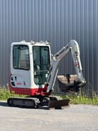 2020 Takeuchi TB216 mini excavator, side profile view