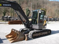 2020 Volvo ECR88D mini excavator, side view