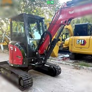 2020 Yanmar VIO35-6 mini excavator, side view 2020 Yanmar VIO35-6 mini excavator, side view