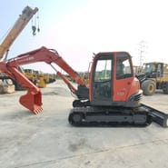 2021 Kubota KX185 mini excavator, side profile view