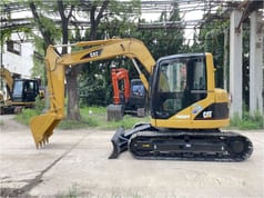 2022 Caterpillar 308D crawler excavator, side view