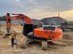 2022 Hitachi Zaxis 350H crawler excavator, side view 2022 Hitachi Zaxis 350H crawler excavator, side view