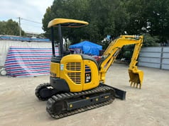 2022 Komatsu PC20 MR mini excavator, rear three-quarter view 2022 Komatsu PC20 MR mini excavator, rear three-quarter view