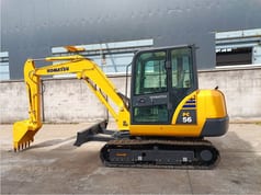 2022 Komatsu PC56 crawler excavator, side view 2022 Komatsu PC56 crawler excavator, side view