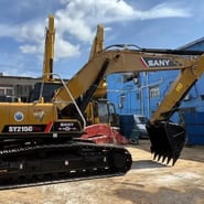 2022 Sany SY215C Pro crawler excavator side view