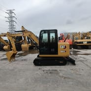 2023 Caterpillar 306E2 mini excavator side view