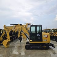 2023 Caterpillar 306E2 mini excavator, side view
