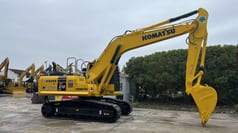 2023 Komatsu PC210-8 crawler excavator, side profile view
