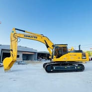 2023 Komatsu PC350-8 crawler excavator, side view