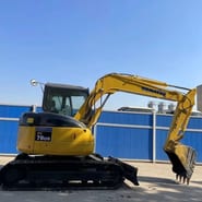 2023 Komatsu PC78US-6 mini excavator, side profile view 2023 Komatsu PC78US-6 mini excavator, side profile view