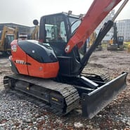 2023 Kubota KX183-3 mini excavator, rear three-quarter view