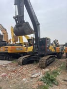 2023 Volvo EC350E crawler excavator, front three-quarter view 2023 Volvo EC350E crawler excavator, front three-quarter view