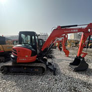 2024 Kubota KX163 mini excavator, side profile view 2024 Kubota KX163 mini excavator, side profile view