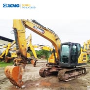 2024 XCMG XE135G crawler excavator, side view 2024 XCMG XE135G crawler excavator, side view
