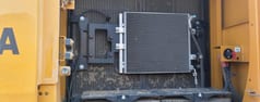 2024 XCMG XE200GA crawler excavator engine compartment radiator detail