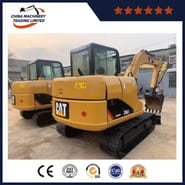 2016 Caterpillar 306D mini excavator, rear three-quarter view