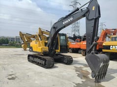 2023 Volvo EC140DL crawler excavator, side view