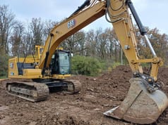 2024 Caterpillar 323-07 crawler excavator, side view