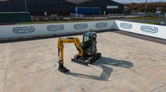 2026 Shantui SE36SR mini excavator, high-angle view