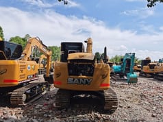 2020 Sany SY75C crawler excavator, rear view 2020 Sany SY75C crawler excavator, rear view