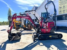 2024 Yanmar VIO12-2A mini excavator side view