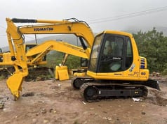 2025 Komatsu PC60 mini excavator, side view