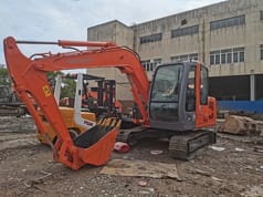 2018 Hitachi ZX60-6 crawler excavator, side view