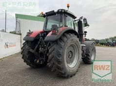 2018 Massey Ferguson 8735 S tractor, rear three-quarter view